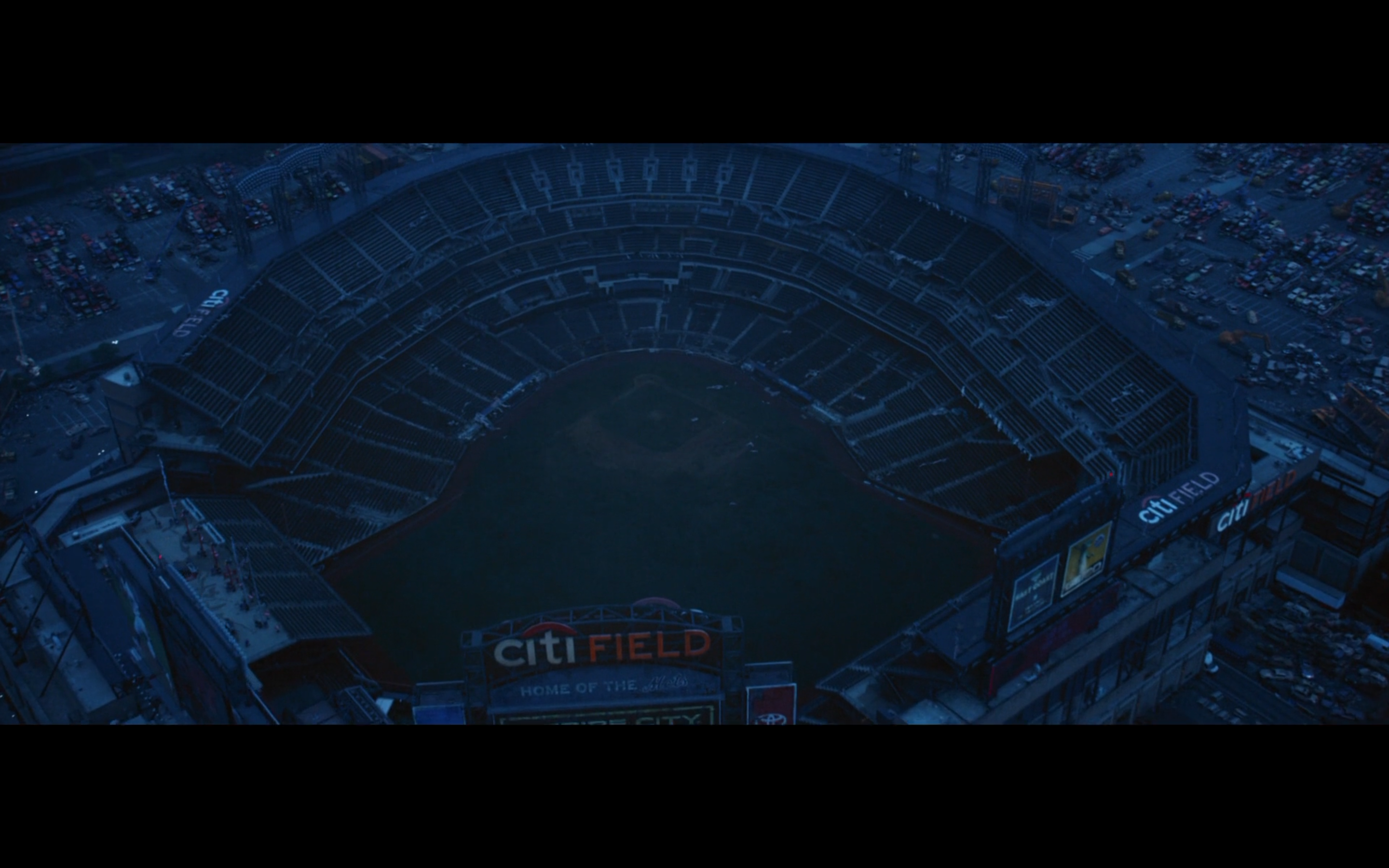 New York après la réduction de la population de la terre, Avengers End Game (2019)